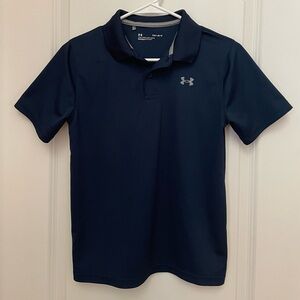 Under Armour Youth Navy Polo Size YL